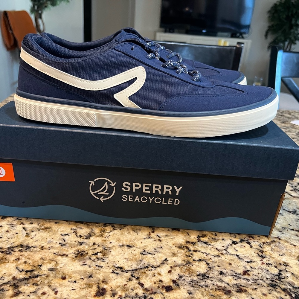 Sperry Men's Blue Seacycled Sneakers